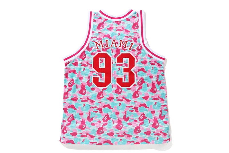 BAPE Exclusive Miami Store Collection a bathing ape lookbooks Miami design district baby milo heat pink blue teal shark hoodies bags accessories stickers iphone cases