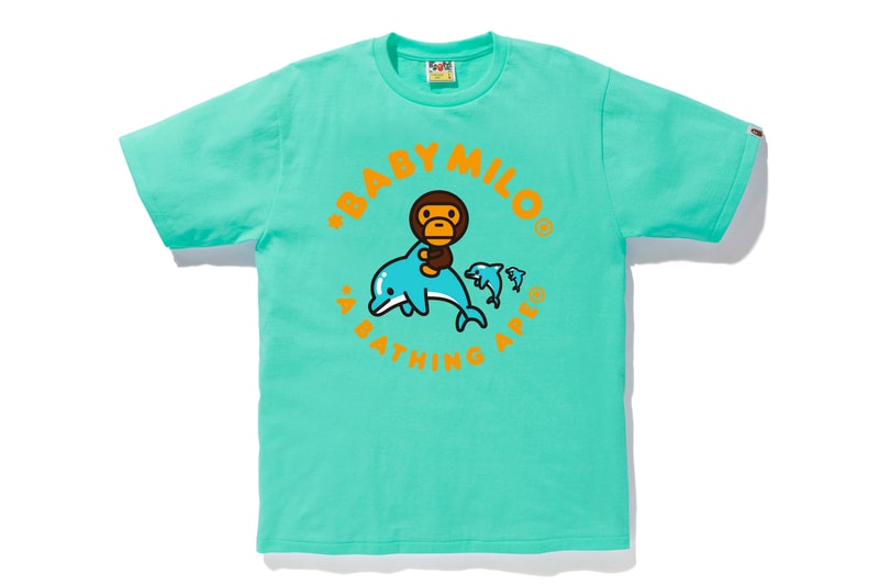 BAPE Exclusive Miami Store Collection a bathing ape lookbooks Miami design district baby milo heat pink blue teal shark hoodies bags accessories stickers iphone cases