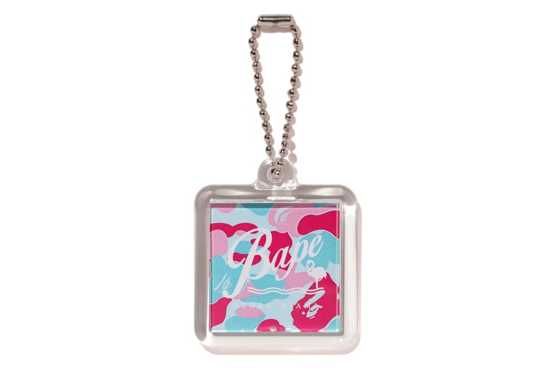 BAPE Exclusive Miami Store Collection a bathing ape lookbooks Miami design district baby milo heat pink blue teal shark hoodies bags accessories stickers iphone cases