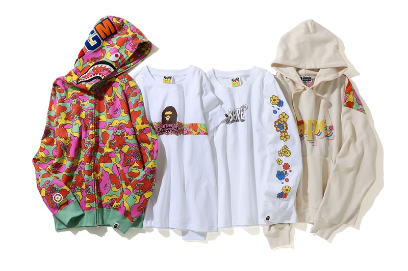 BAPE "ABC Camouflage Flower" Collection SS20 spring summer 2020 ape head pattern print drop release date info bathing ape