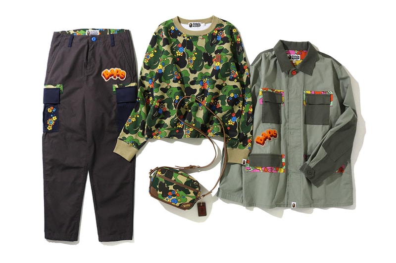 BAPE "ABC Camouflage Flower" Collection SS20 spring summer 2020 ape head pattern print drop release date info bathing ape