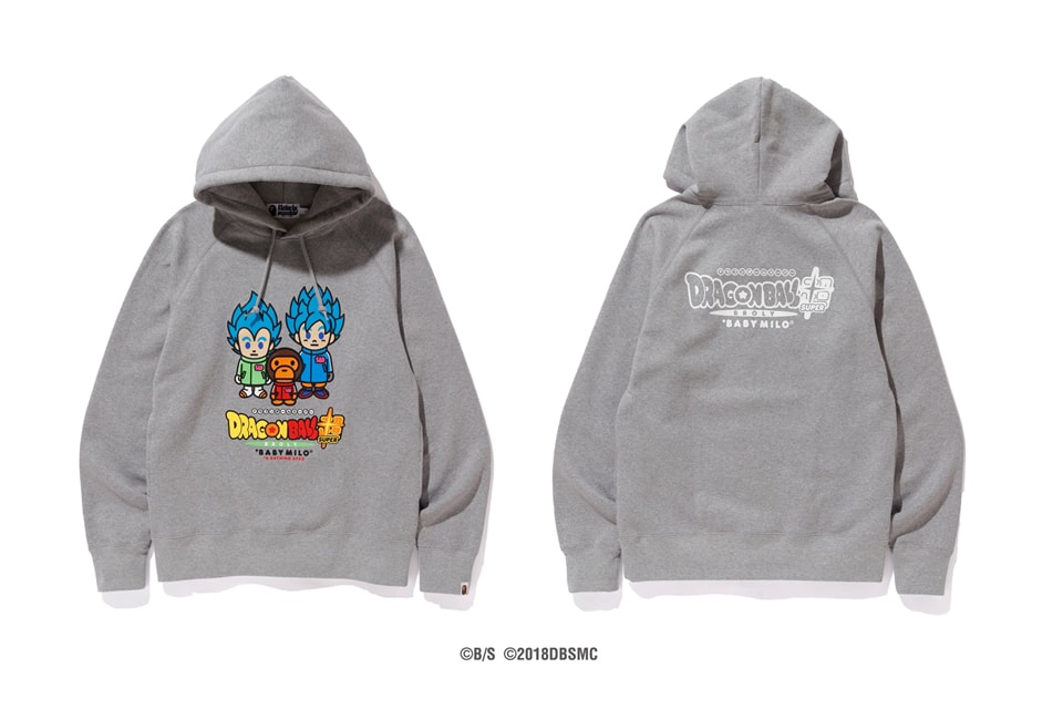 Baby Milo x DRAGON BALL SUPER: BROLY Capsule hoodies japan IT Broly Goku Vegeta Frieza shirts streetwear Nigo Dragon Ball Movies  