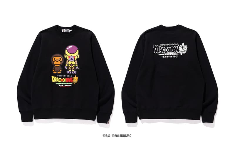 Baby Milo x DRAGON BALL SUPER: BROLY Capsule hoodies japan IT Broly Goku Vegeta Frieza shirts streetwear Nigo Dragon Ball Movies