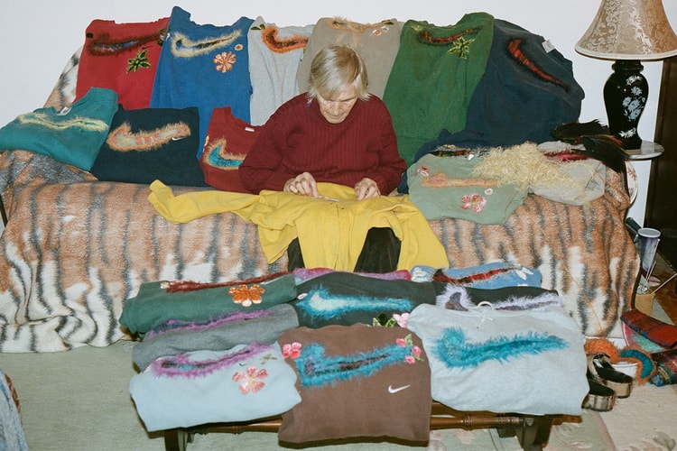 bentgablenits Reworks Vintage Nike Sweaters With Lush Mohair