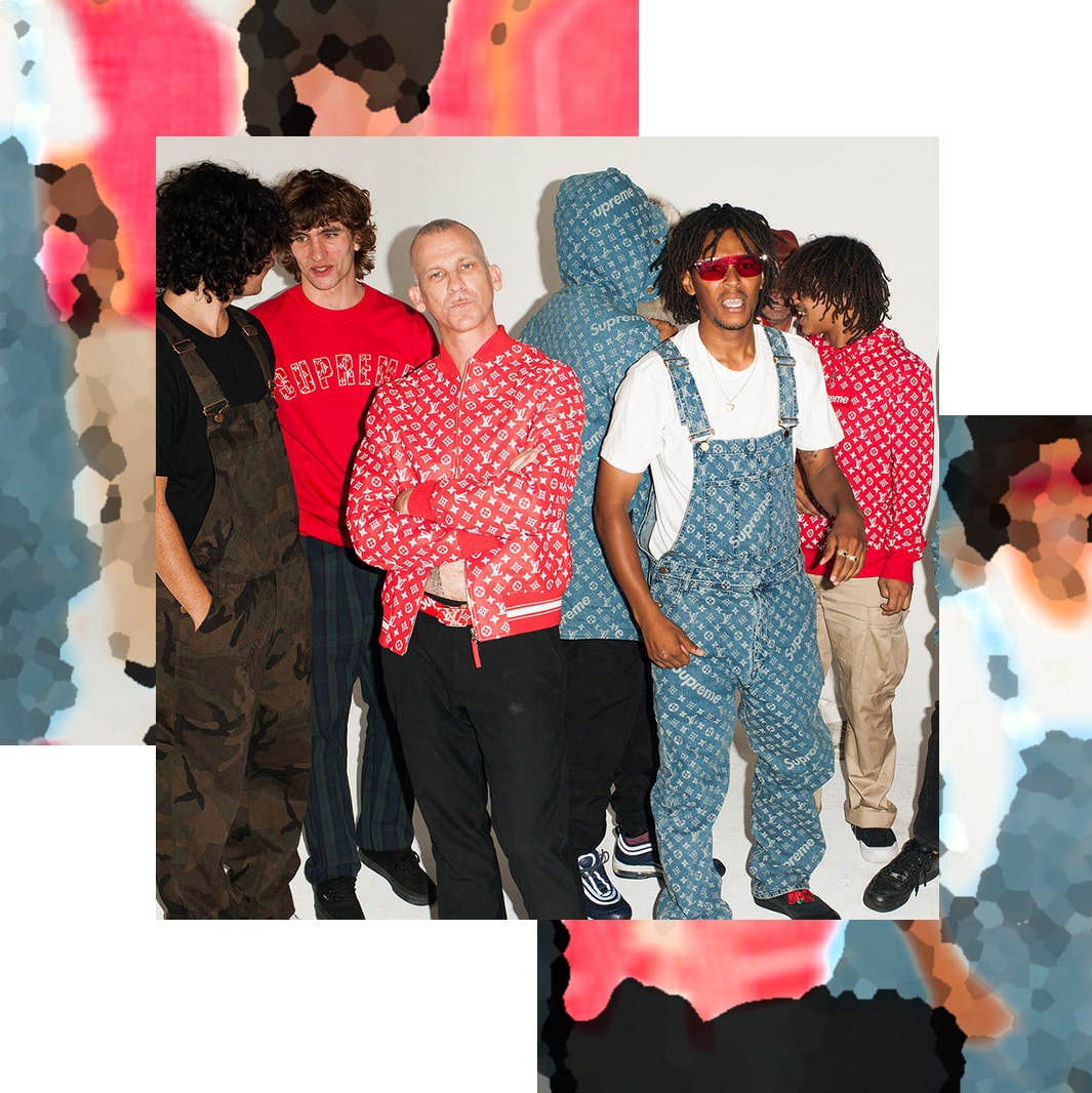 fashion streetwear collaborations dior kaws louis vuitton supreme palace ralph lauren pikachu fragment pokemon the ten nike virgil abloh moncler genius kanye west yeezy adidas rick owens raf simons ruby sterling hypefest