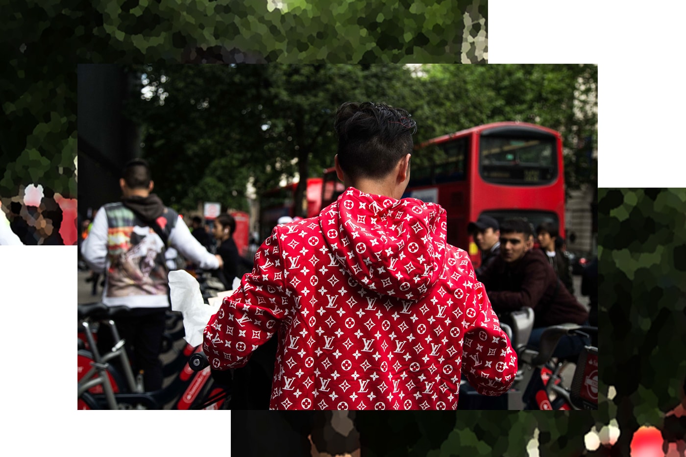 athleisure streetwear collaborations decade best of year 2019 2010s 2020 trends fashion designer logo logomania sustainability nike supreme kanye west ugly shoes dad kim kardashian millennial pink