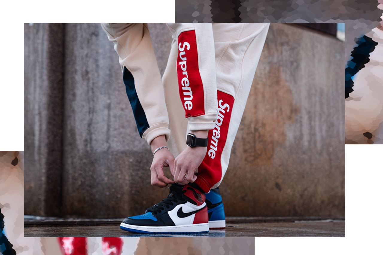 athleisure streetwear collaborations decade best of year 2019 2010s 2020 trends fashion designer logo logomania sustainability nike supreme kanye west ugly shoes dad kim kardashian millennial pink