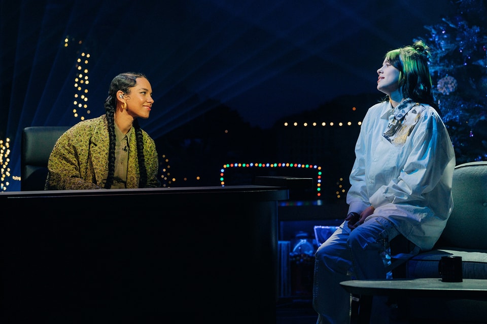 Watch Billie Eilish Alicia Keys Perform Ocean Eyes Hypebeast