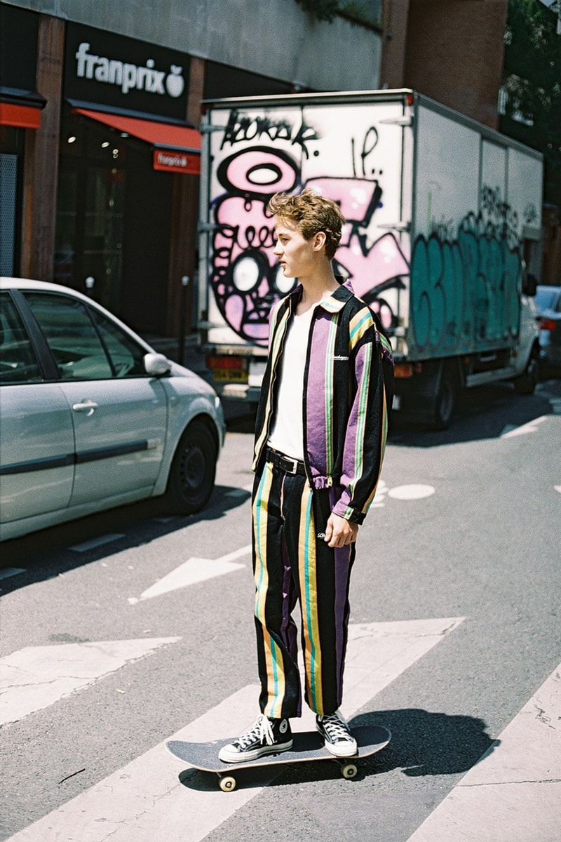 BlackEyePatch Pre Spring 2020 Editorial lookbooks collection capsule skateboarding graphics tees t shirts parka jackets mid layer jackets outerwear europe streets Steffen Grap