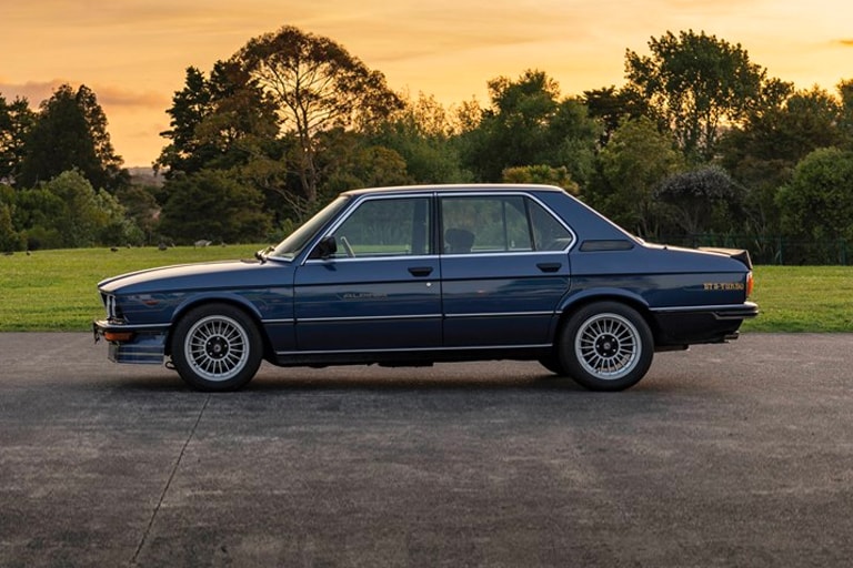 1982 BMW Alpina B7 S Turbo RM Sotheby's Auction coupe ferrari race car bid buy now paris japan WBACJ710XB6579934 330 bhp and 500 Nm of torque specs info service history 