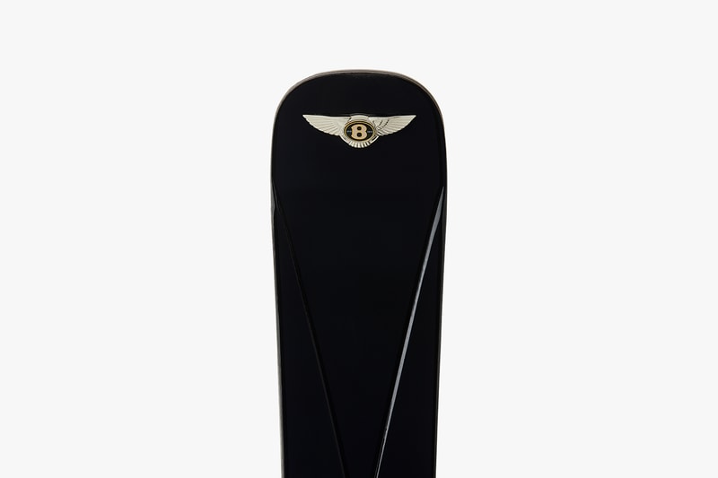 Bentley Motors x Bomber Ski Release 24-Karat Gold Skis  luxury olympics Italian New York Bode Miller
