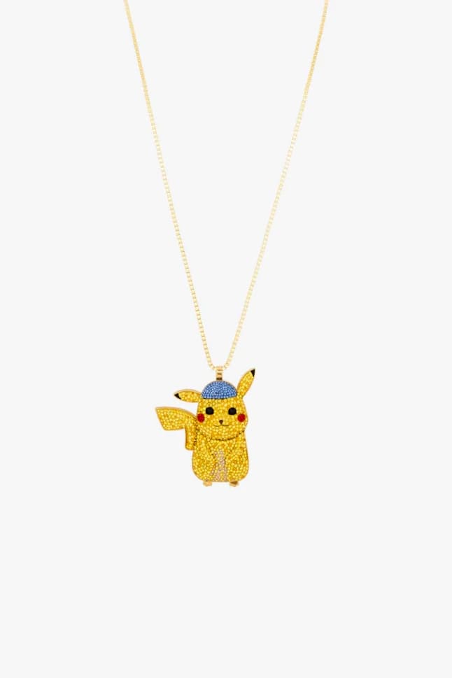 BROWNS x The Dan Life Pokémon Necklace Release crystals jewelry shiny accessories pikachu charizard gengar jigglypuff Swarovski