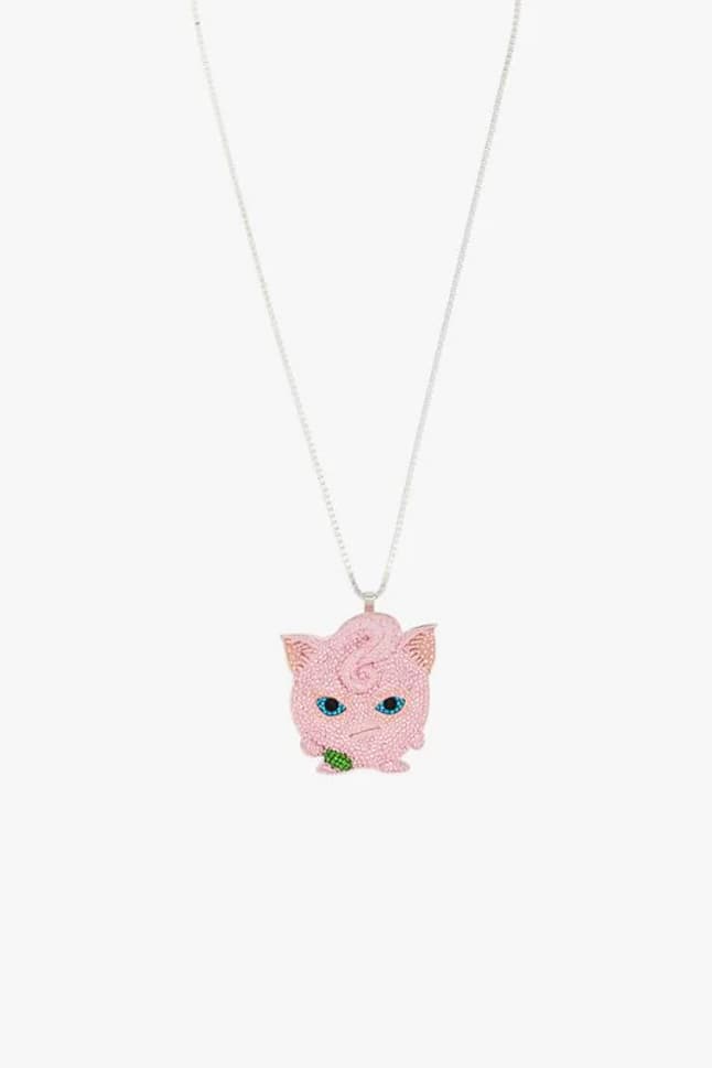 BROWNS x The Dan Life Pokémon Necklace Release crystals jewelry shiny accessories pikachu charizard gengar jigglypuff Swarovski