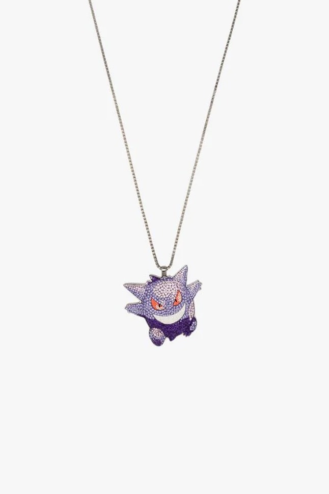 BROWNS x The Dan Life Pokémon Necklace Release crystals jewelry shiny accessories pikachu charizard gengar jigglypuff Swarovski