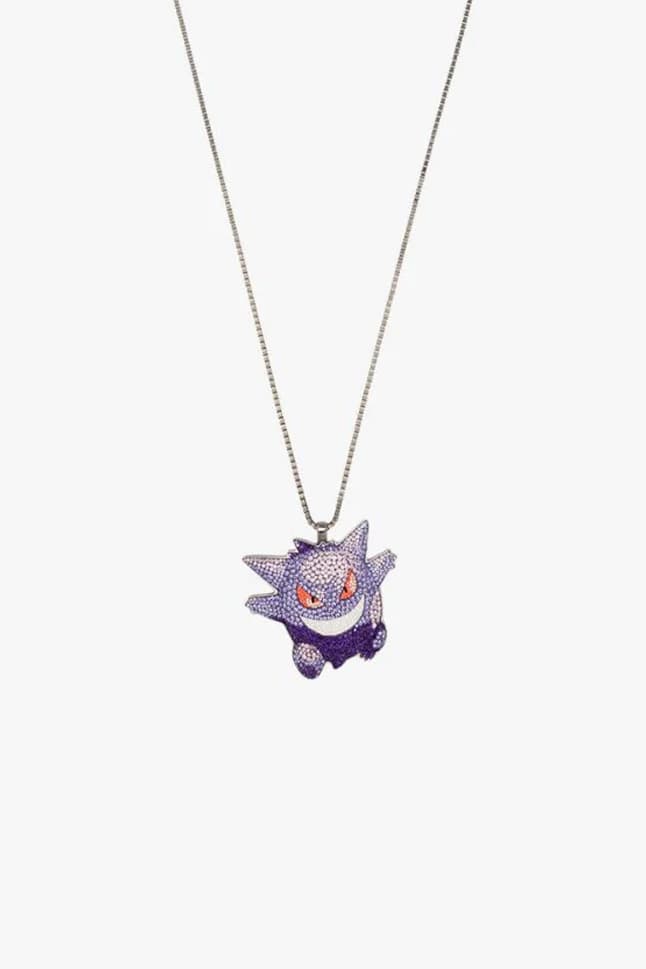BROWNS x The Dan Life Pokémon Necklace Release crystals jewelry shiny accessories pikachu charizard gengar jigglypuff Swarovski