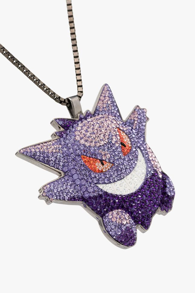 BROWNS x The Dan Life Pokémon Necklace Release crystals jewelry shiny accessories pikachu charizard gengar jigglypuff Swarovski