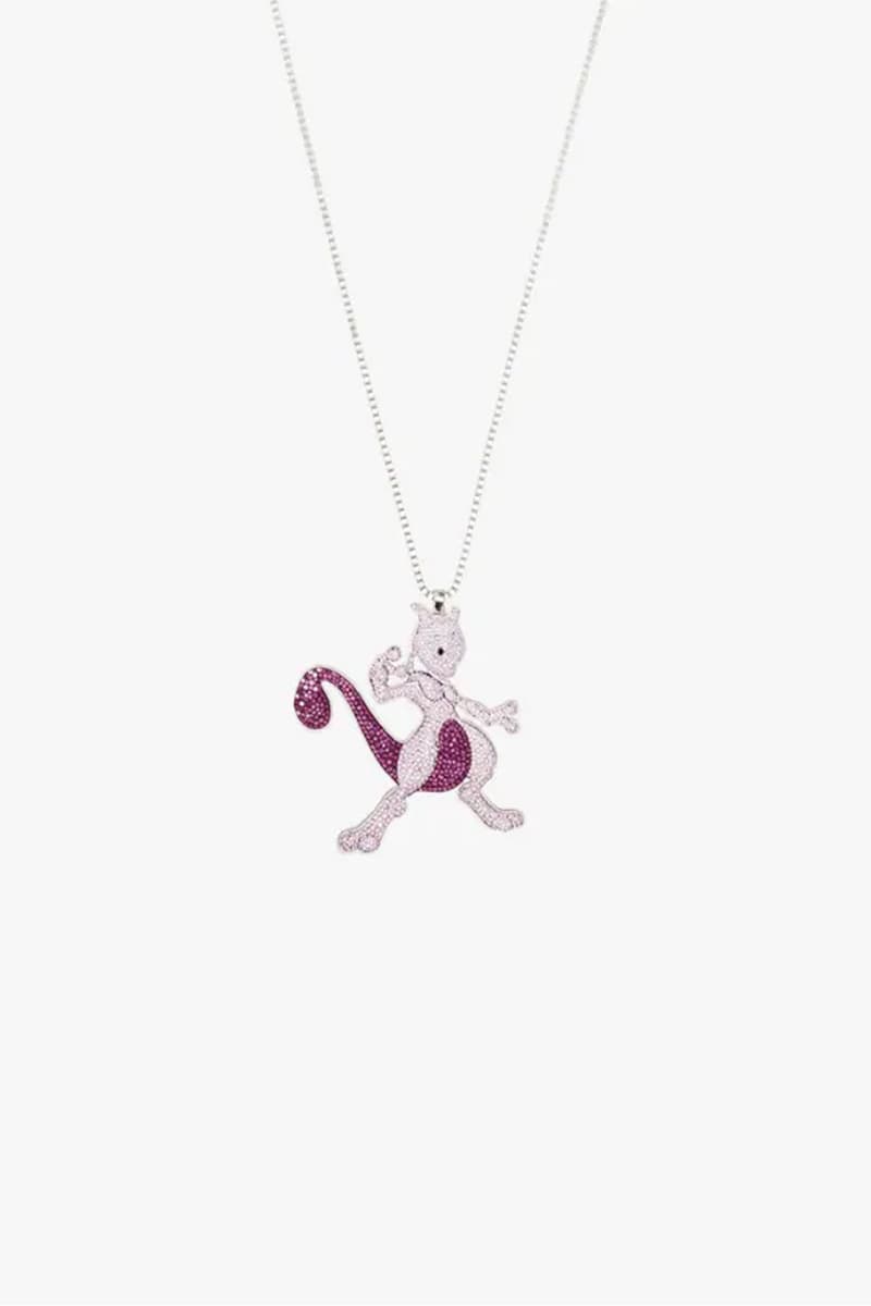 BROWNS x The Dan Life Pokémon Necklace Release crystals jewelry shiny accessories pikachu charizard gengar jigglypuff Swarovski