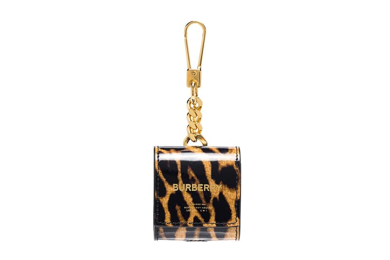 Burberry Brown Leopard Print Apple AirPods Case accessories tech browns uk england