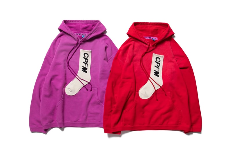 Cactus Plant Flea Market Sock Hooded Pullover human made xyz cynthia lu nigo pharrell williams fall winter 2019 holiday offline tokyo japanese tube socks CPFM streetwear