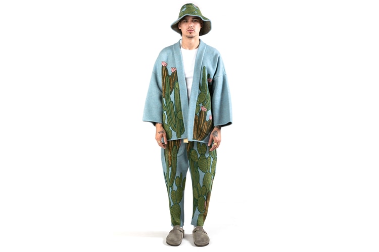 Camp High Drops Cacti-Covered Robe