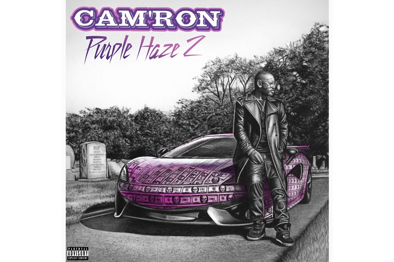 Camron Purple Haze 2 two Album Stream lp music rap diplomats hip hop rapper jim jones Max B Wale 90s 1990 killa cam roc a fella jay z MC Disco Black toast to me I dont know
