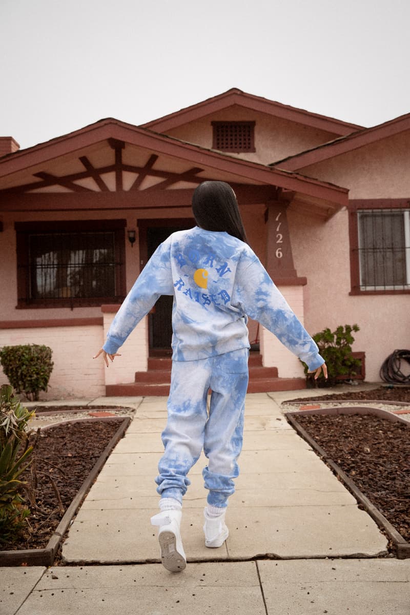 BornxRaised x Carhartt WIP Capsule Collection Sweatpants Sweatshirts Aleali May winter 2019 december los angeles store opening south central