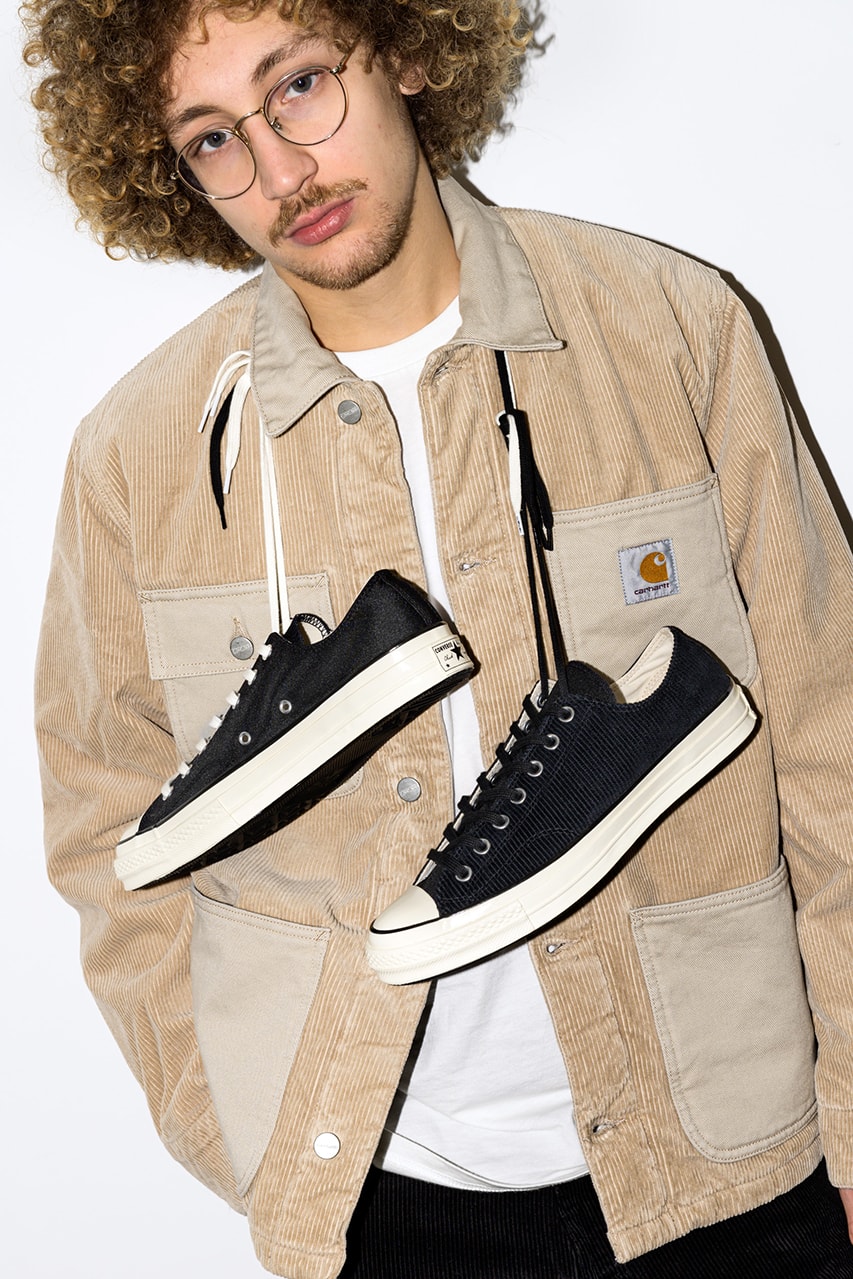 carhartt wip converse chuck taylor 70 low fall winter 2019 fw19 release information hunting wooden camouflage orange black ripstop nylon cotton twill corduroy buy cop purchase workwear