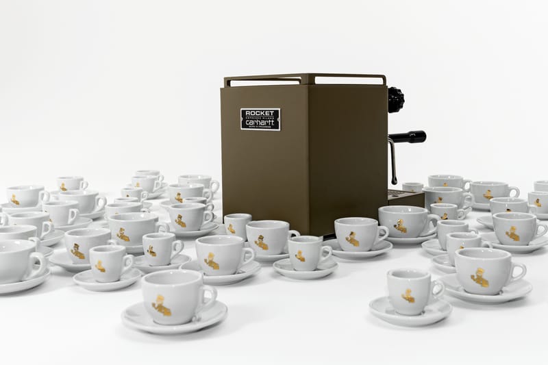 Carhartt WIP Joins Rocket Espresso Milano for Military-Inspired Espresso Machine