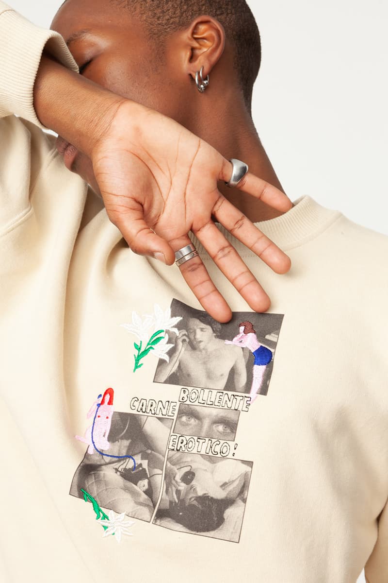 Carne Bollente "Dirty Talk" Pre-Summer 2020 Collection Lookbook First Look Sex Positive NSFW Designs Embroidery Romeo and Juliet Caesar In Cleopatra Bonnie On Clyde 1970s Retro Pornography