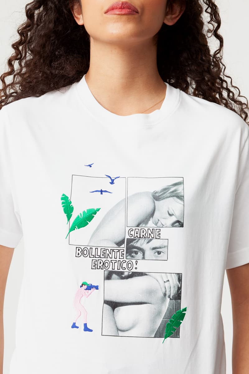 Carne Bollente "Dirty Talk" Pre-Summer 2020 Collection Lookbook First Look Sex Positive NSFW Designs Embroidery Romeo and Juliet Caesar In Cleopatra Bonnie On Clyde 1970s Retro Pornography