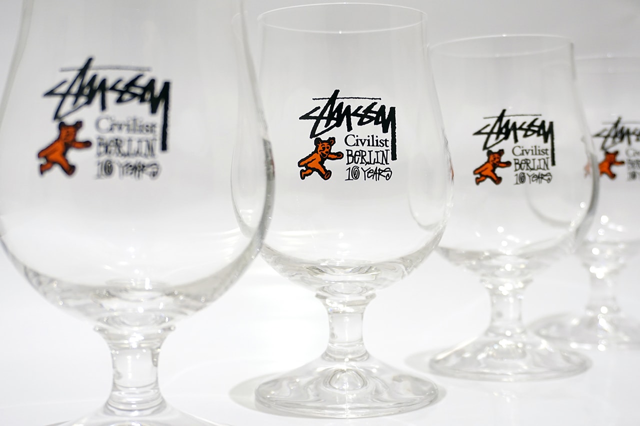 stussy civilist berlin traditional german beer glass 10 10th anniversary buy cop purchase release information collaboration store