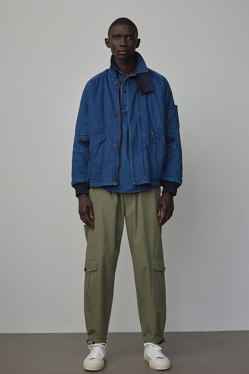 Nigel Cabourn x Closed Fall/Winter 2020 Collection Pitti Immagine Uomo 97 Navy Military Knits Outerwear Jackets Pants Denim Green Black Beige Gray