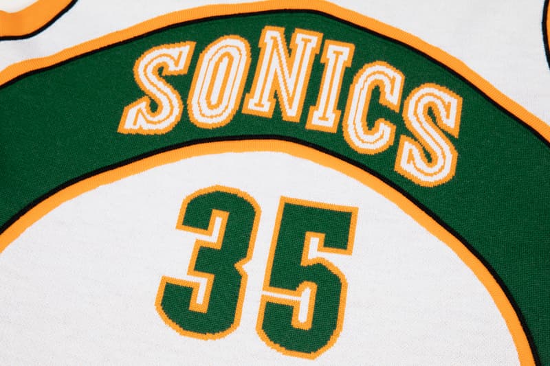 clot mitchell and ness allen iverson kevin durant philadelphia 76ers sixers seattle supersonics jersey shooting shirt release date info photos price