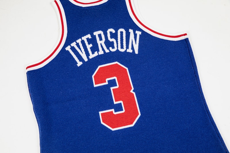 clot mitchell and ness allen iverson kevin durant philadelphia 76ers sixers seattle supersonics jersey shooting shirt release date info photos price
