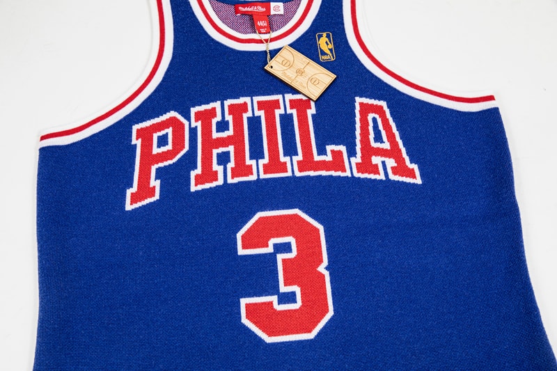clot mitchell and ness allen iverson kevin durant philadelphia 76ers sixers seattle supersonics jersey shooting shirt release date info photos price
