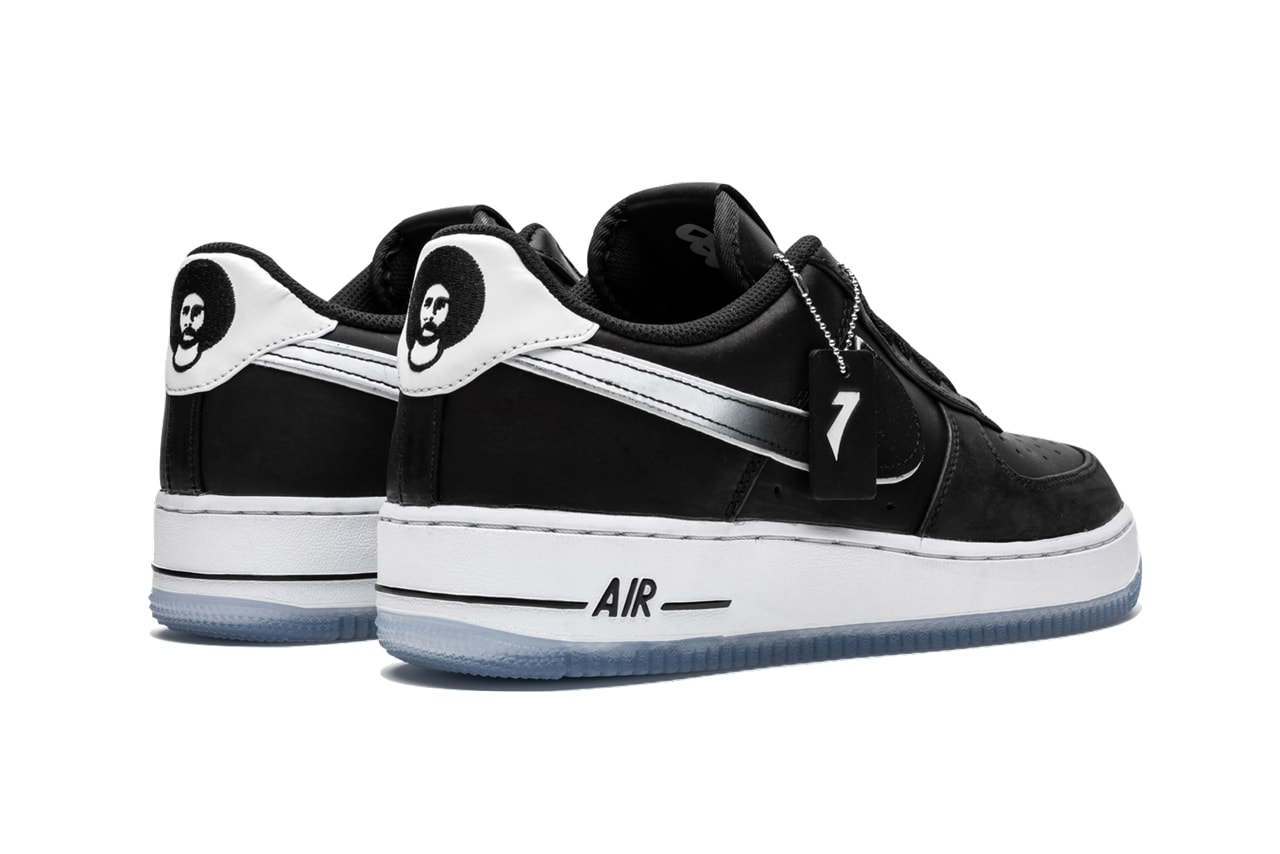 colin kaepernick nike air force 1 low nfl black white kneel CQ0493 001 release date info photos price