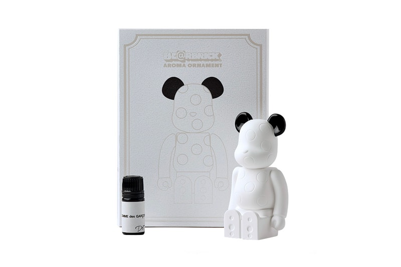 COMME des GARCONS Medicom Toy BEARBRICK Aroma Ornament figures toys diffuser parfums toymaker japanese rei Kawakubo dover street market bibliotechque blanche accessories