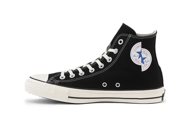 Converse Splitlogo All Star 100 Hi Tops Shoes runner kicks footwear trainers chuck taylor all star 70s nike deconstructed tencel react midsole eco friendly active heritage japanese