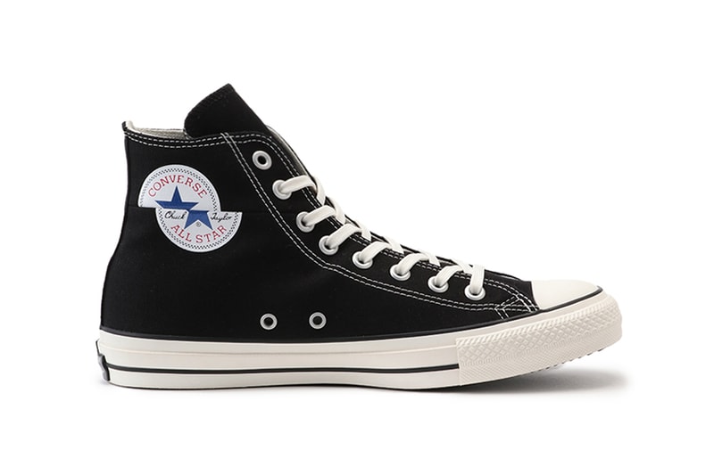 Converse Splitlogo All Star 100 Hi Tops Shoes runner kicks footwear trainers chuck taylor all star 70s nike deconstructed tencel react midsole eco friendly active heritage japanese