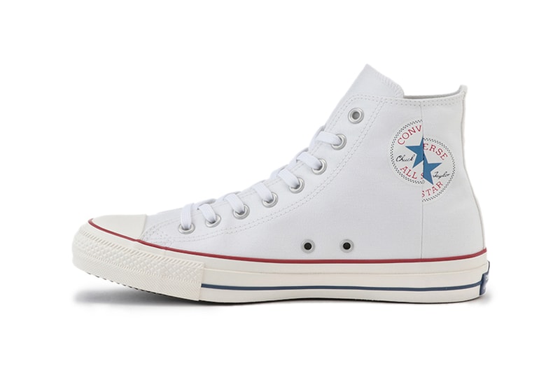 Converse Splitlogo All Star 100 Hi Tops Shoes runner kicks footwear trainers chuck taylor all star 70s nike deconstructed tencel react midsole eco friendly active heritage japanese