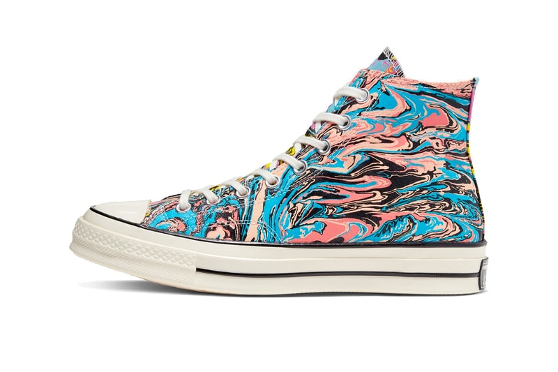 Converse Chuck taylor all star 70 Hi top Egret Multi black footwear shoes sneakers runners trainers lifestyle retro psychedelic memory foam fall winter 2019 collection 167373c