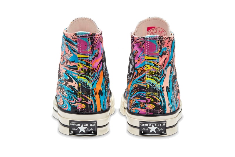 Converse Chuck taylor all star 70 Hi top Egret Multi black footwear shoes sneakers runners trainers lifestyle retro psychedelic memory foam fall winter 2019 collection 167373c