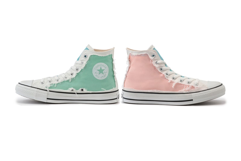 Converse Japan All Stay RIPLAYER Hi footwear shoes sneakers kicks runners trainers rip diy customiazable lower layer chuck taylor mint sachs pink purple green canvas hi tops chuckz