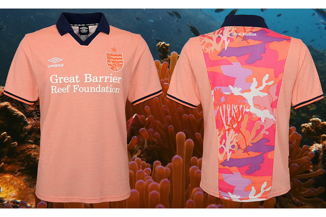 Coral Studio Umbro Football Kit Art Basel Miami collaboration nyc creative studio iconic sportswear pop-up activation