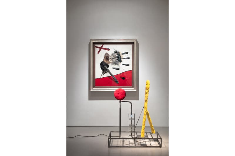 David Lynch "Squeaky Flies in the Mud" Exhibition Sperone Westwater Multimedia Paintings Lamp Sculptures Furniture Watercolors