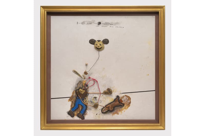 David Lynch "Squeaky Flies in the Mud" Exhibition Sperone Westwater Multimedia Paintings Lamp Sculptures Furniture Watercolors