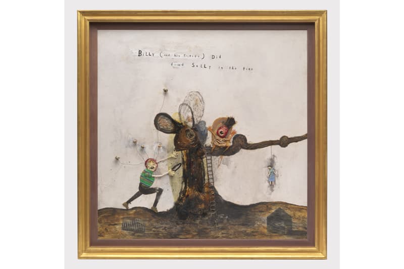 David Lynch "Squeaky Flies in the Mud" Exhibition Sperone Westwater Multimedia Paintings Lamp Sculptures Furniture Watercolors