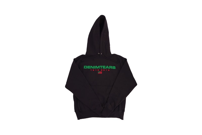 Denim Tears Drop Three Collection Release Information Tremaine Emory Enslavement Commentary Sweatshirts Sweatpants Hoodies Graphics Embroidery Floral Designs Trucker Hats T-Shirts