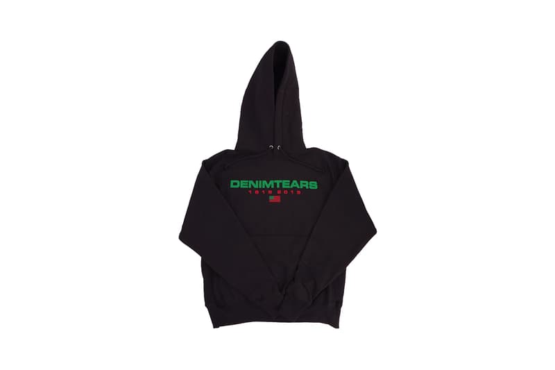 Denim Tears Drop Three Collection Release Information Tremaine Emory Enslavement Commentary Sweatshirts Sweatpants Hoodies Graphics Embroidery Floral Designs Trucker Hats T-Shirts