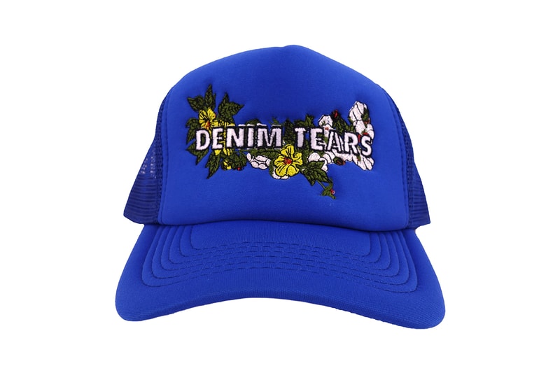 Denim Tears Drop Three Collection Release Information Tremaine Emory Enslavement Commentary Sweatshirts Sweatpants Hoodies Graphics Embroidery Floral Designs Trucker Hats T-Shirts